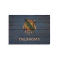 Wile E. Wood Wile E. Wood FLOK-2014 20 x 14 in. Oklahoma State Flag Wood Art FLOK-2014